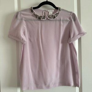 Club Monaco Peter Pan Collar Blouse
